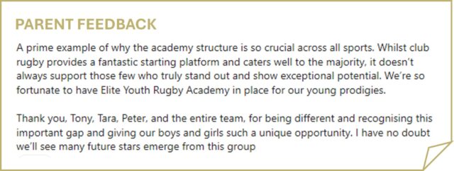 feedback1 elite youth rugby acaemy feedback