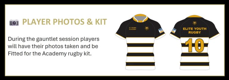 kit and team photos with the EYR Academy