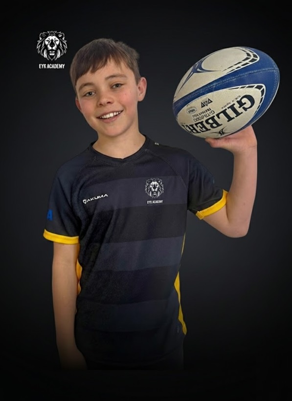 Rugby player at the EYR Academy England